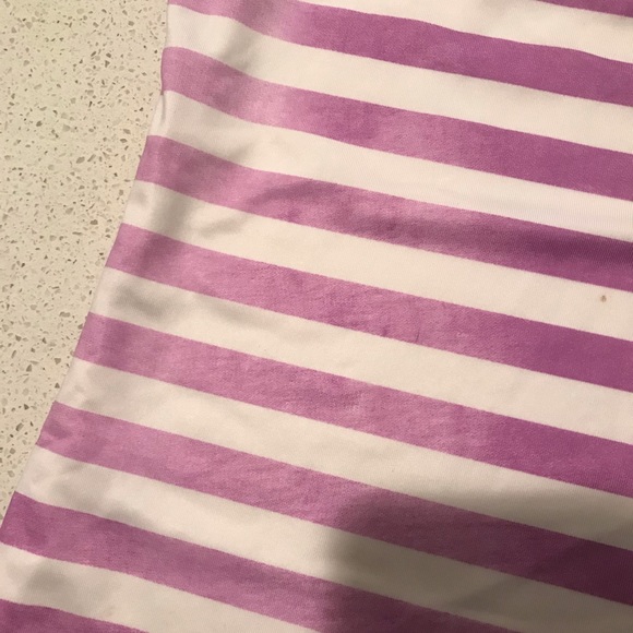 Nike Dry-Fit Purple Striped Workout Top size XS - Picture 4 of 6